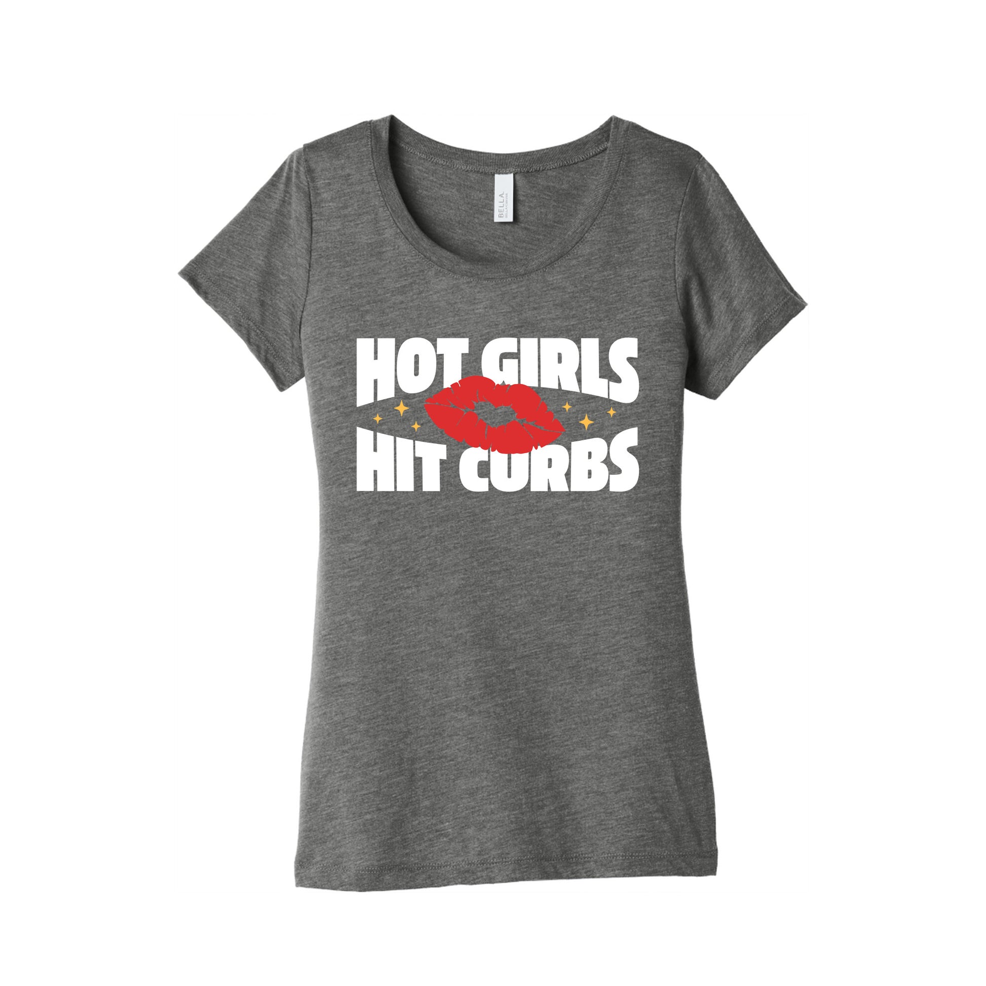 Hot Girls Hit Curbs Womens Triblend Tee
