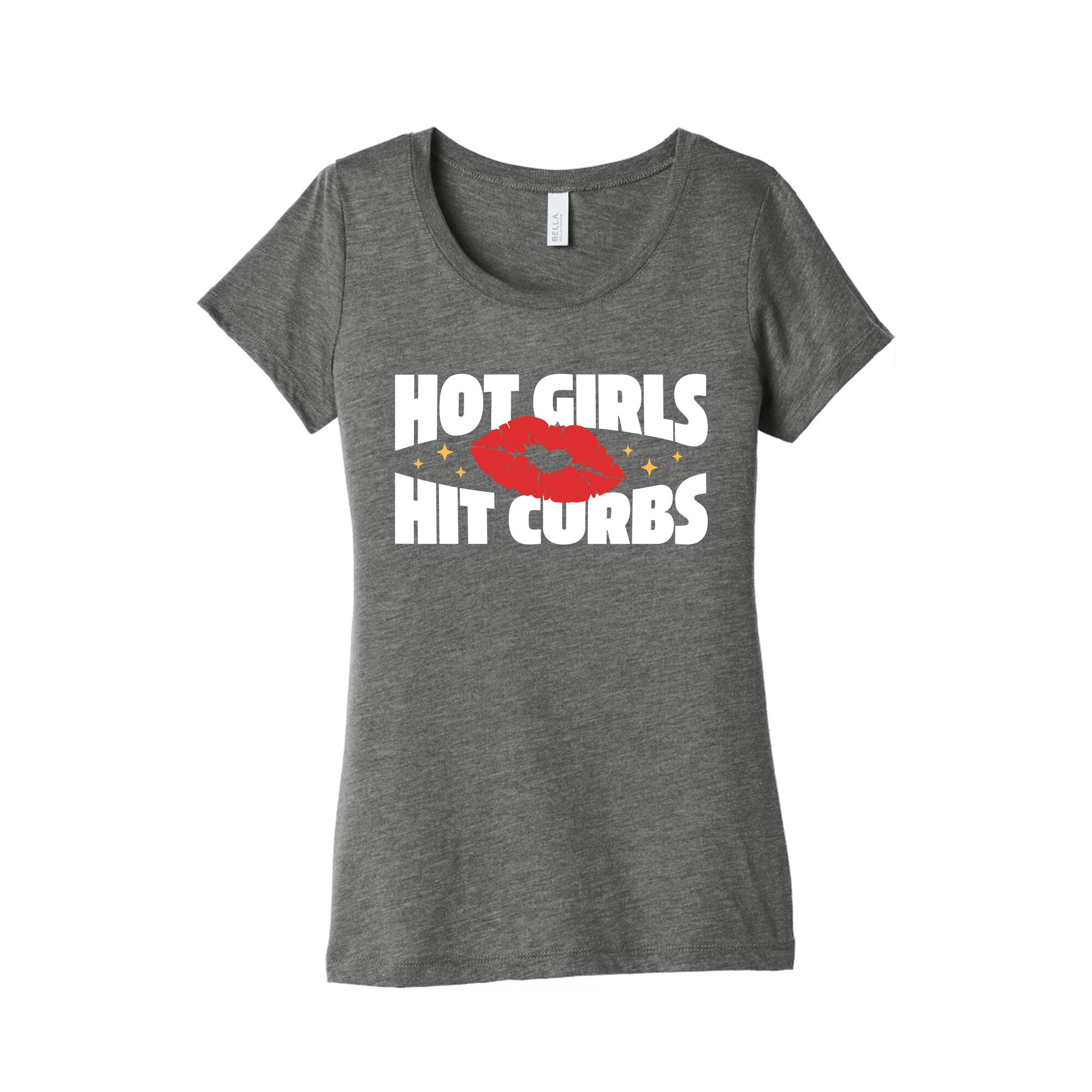 Hot Girls Hit Curbs Womens Triblend Tee