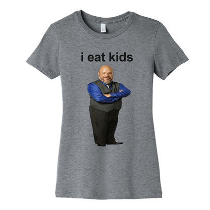 I Eat Kids Womens Cotton Tee