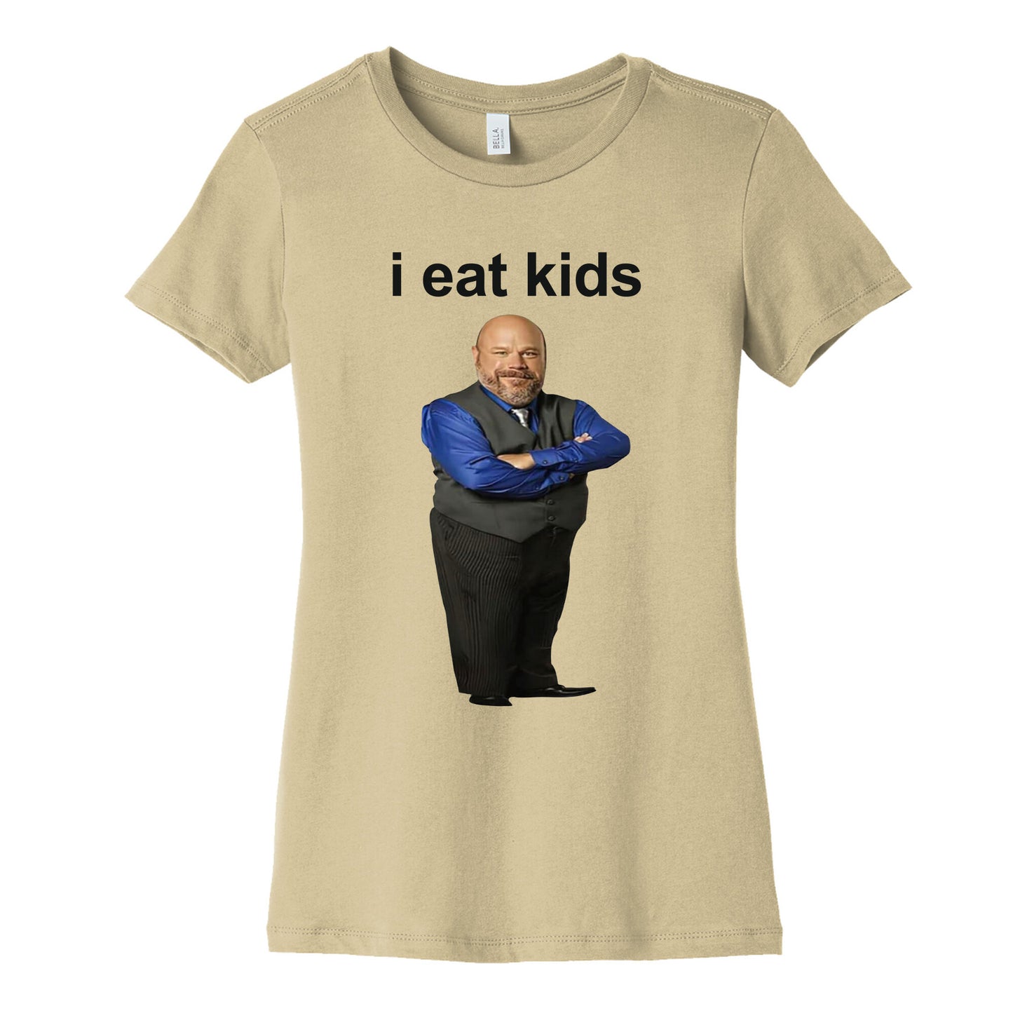 I Eat Kids Womens Cotton Tee