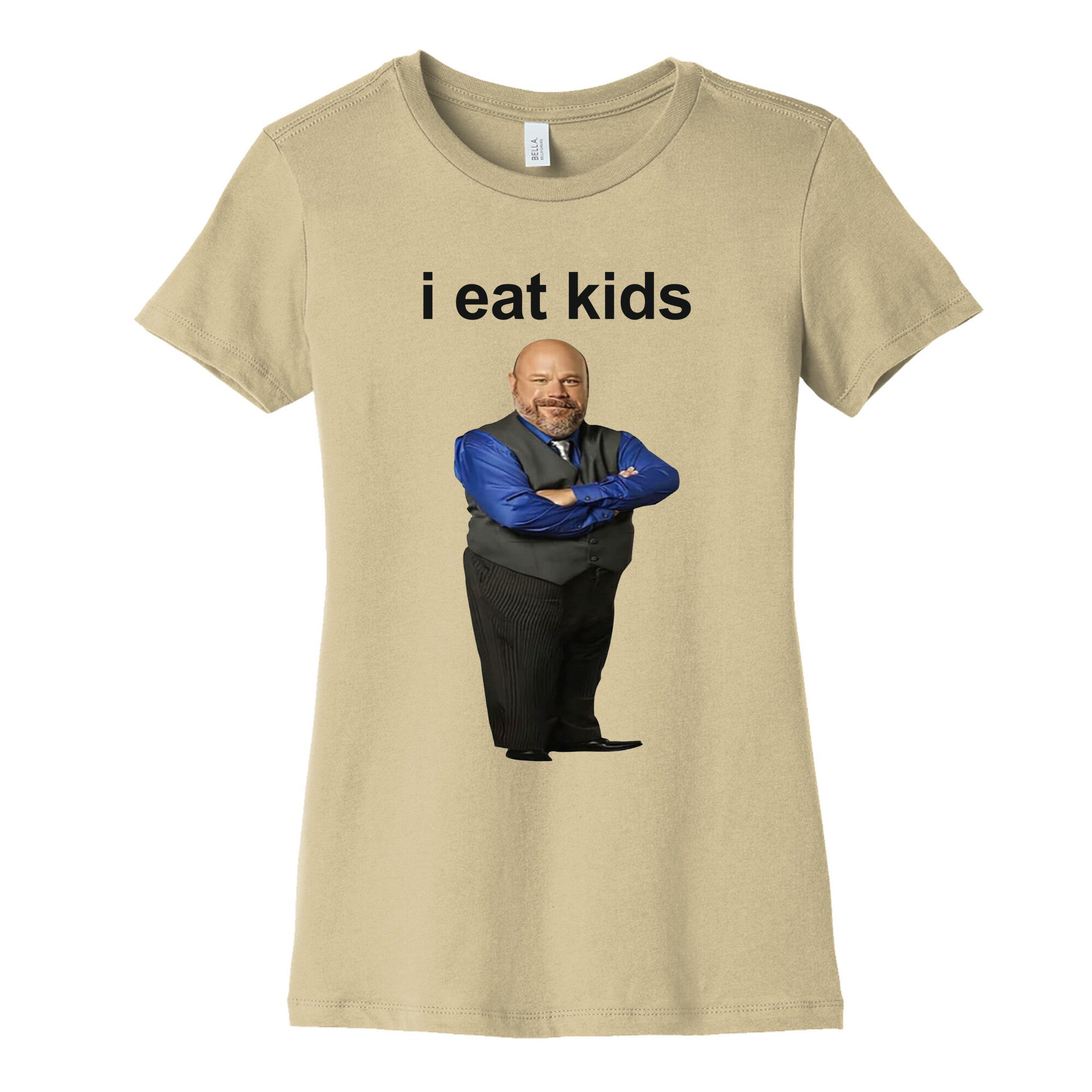I Eat Kids Womens Cotton Tee