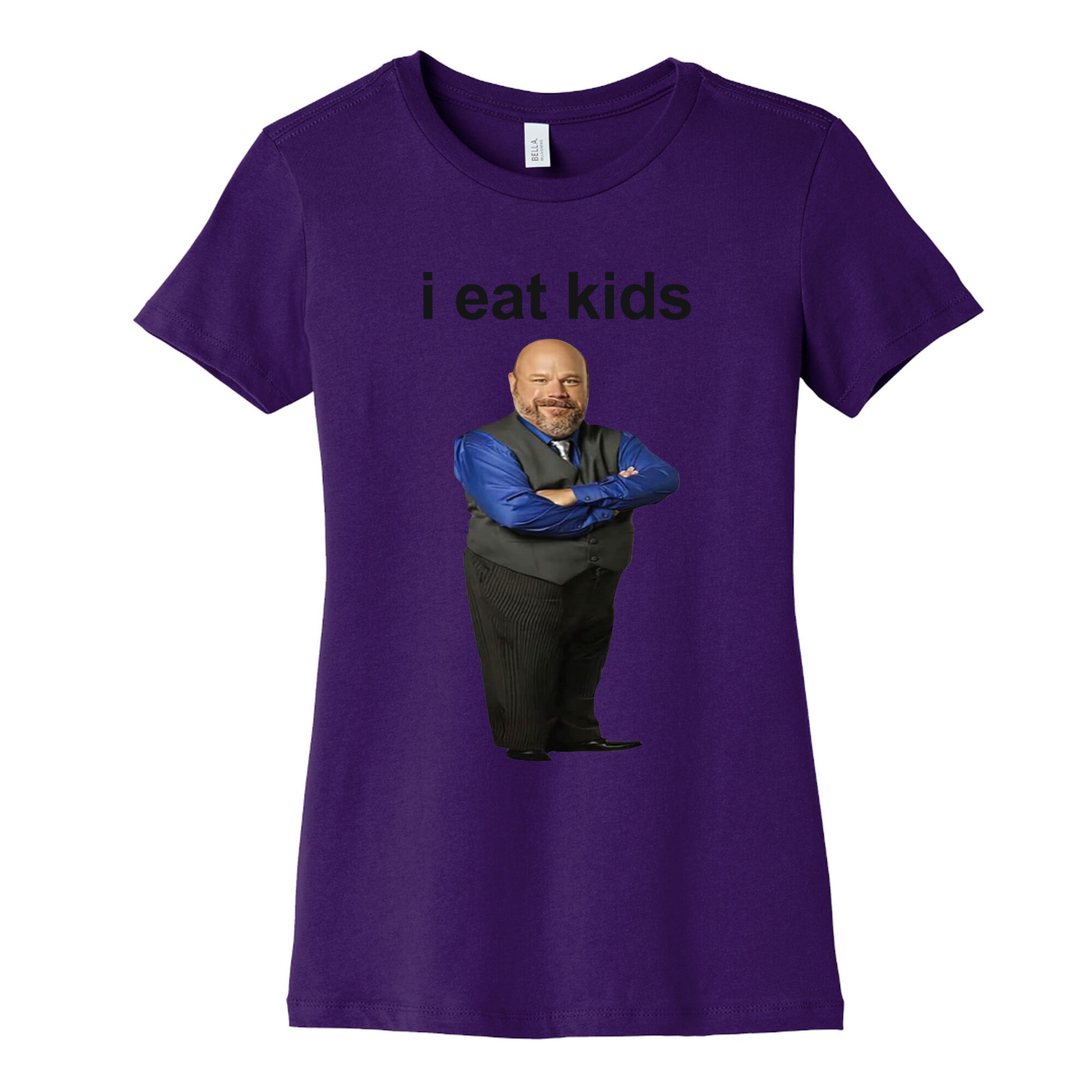 I Eat Kids Womens Cotton Tee