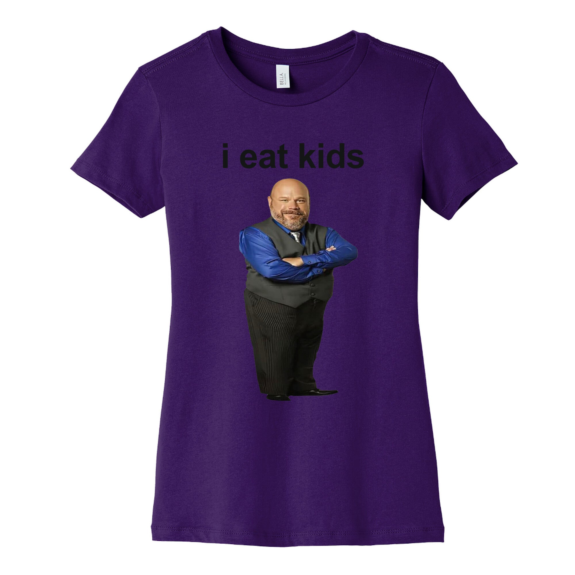 I Eat Kids Womens Cotton Tee