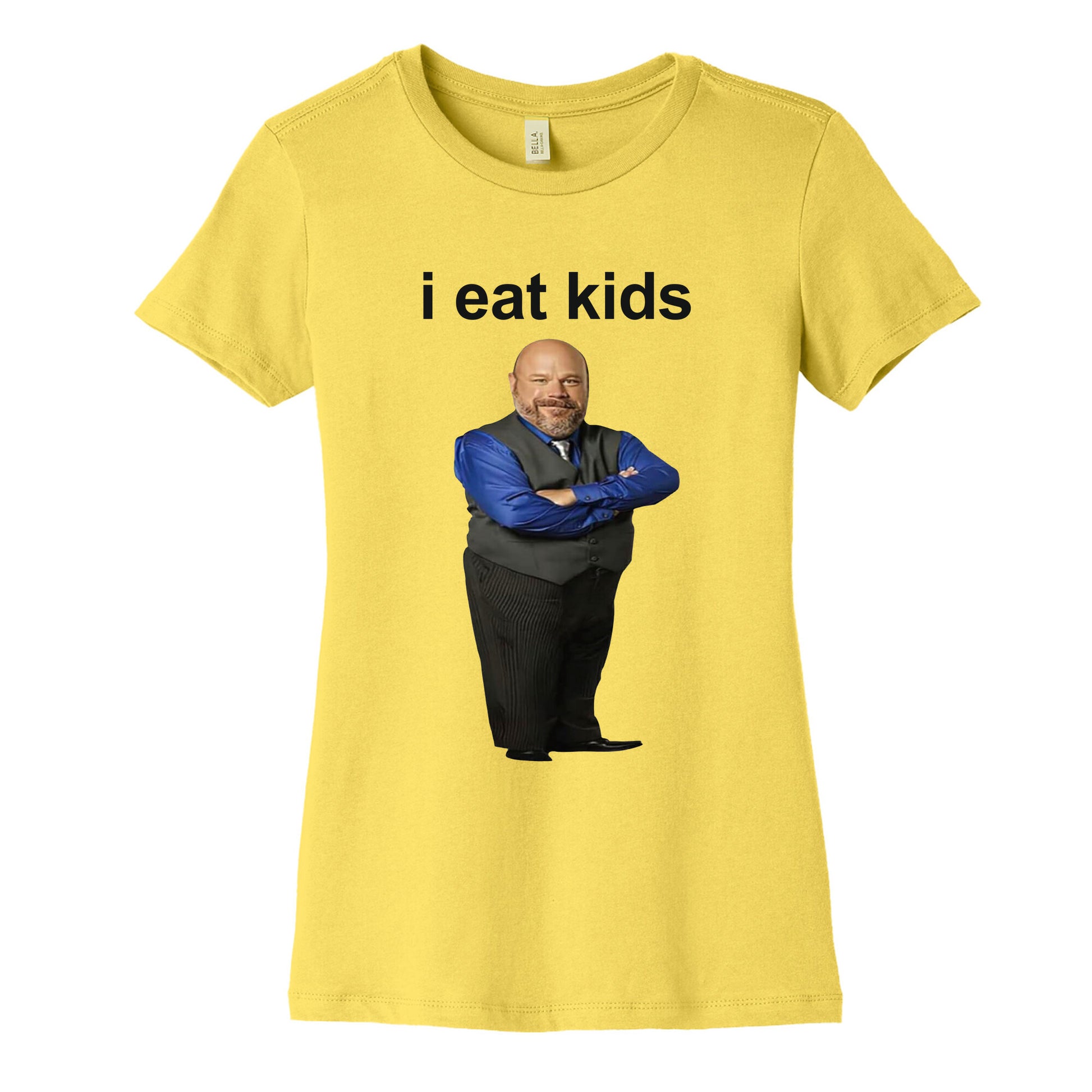 I Eat Kids Womens Cotton Tee
