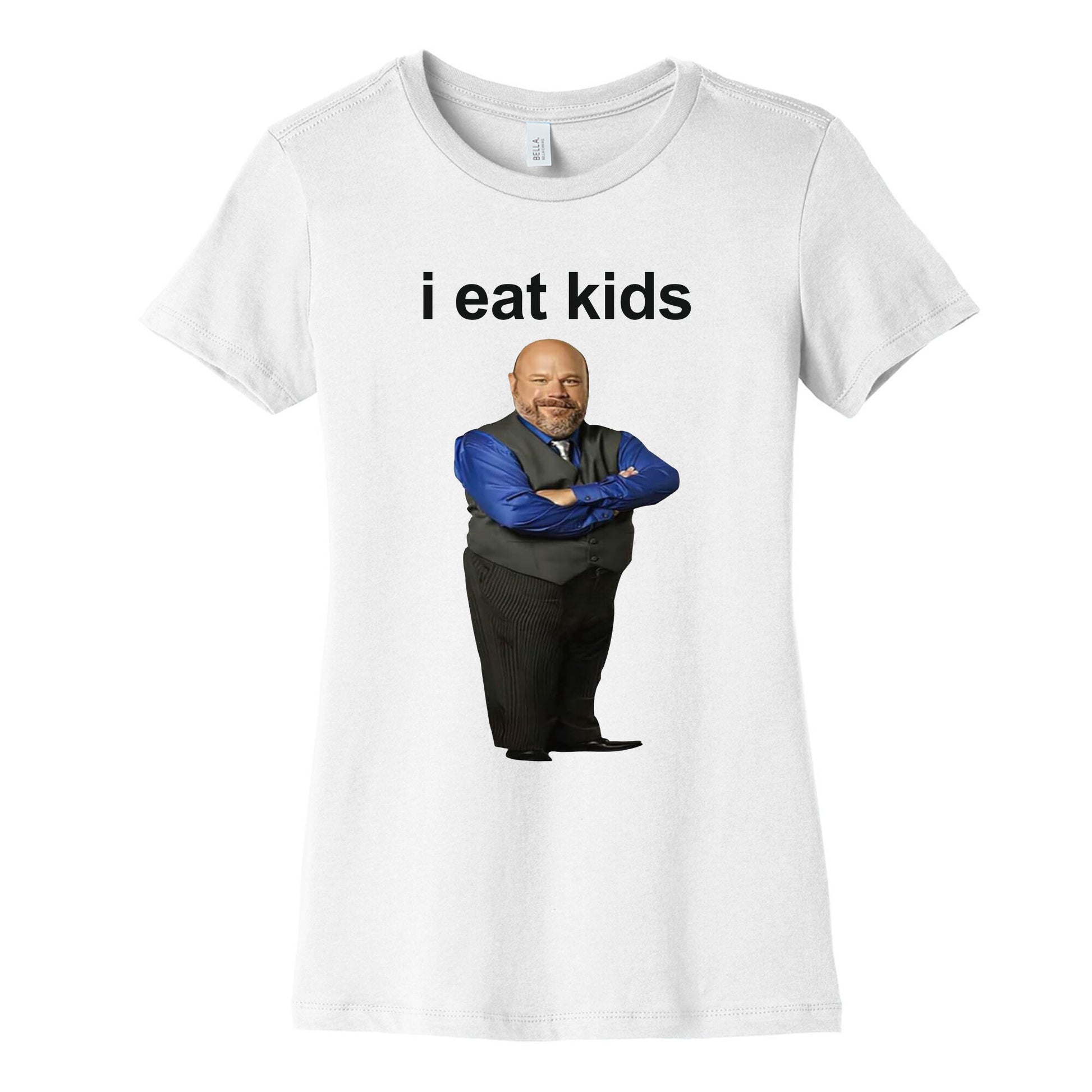 I Eat Kids Womens Cotton Tee