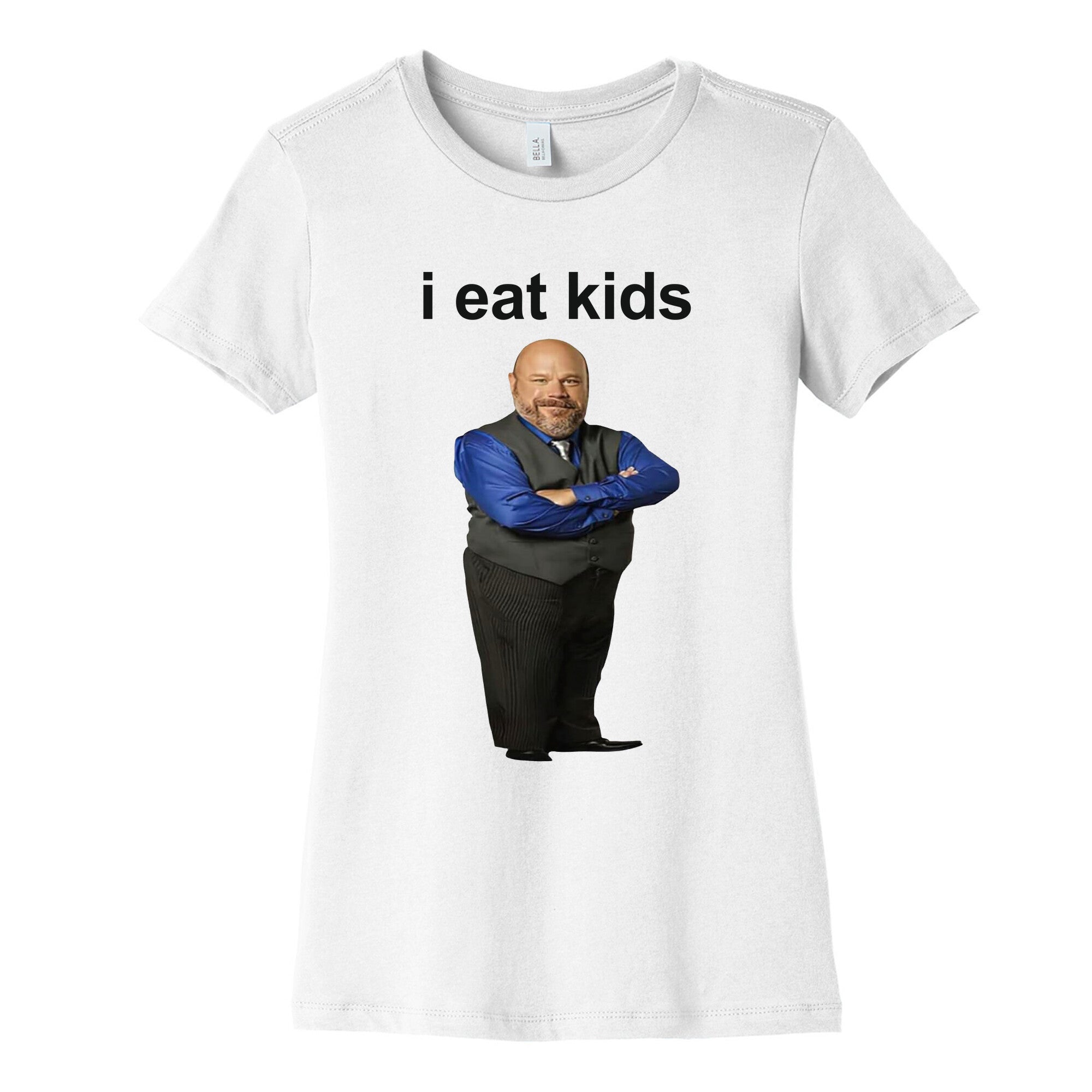 I Eat Kids Womens Cotton Tee