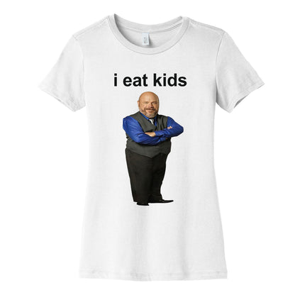 I Eat Kids Womens Cotton Tee