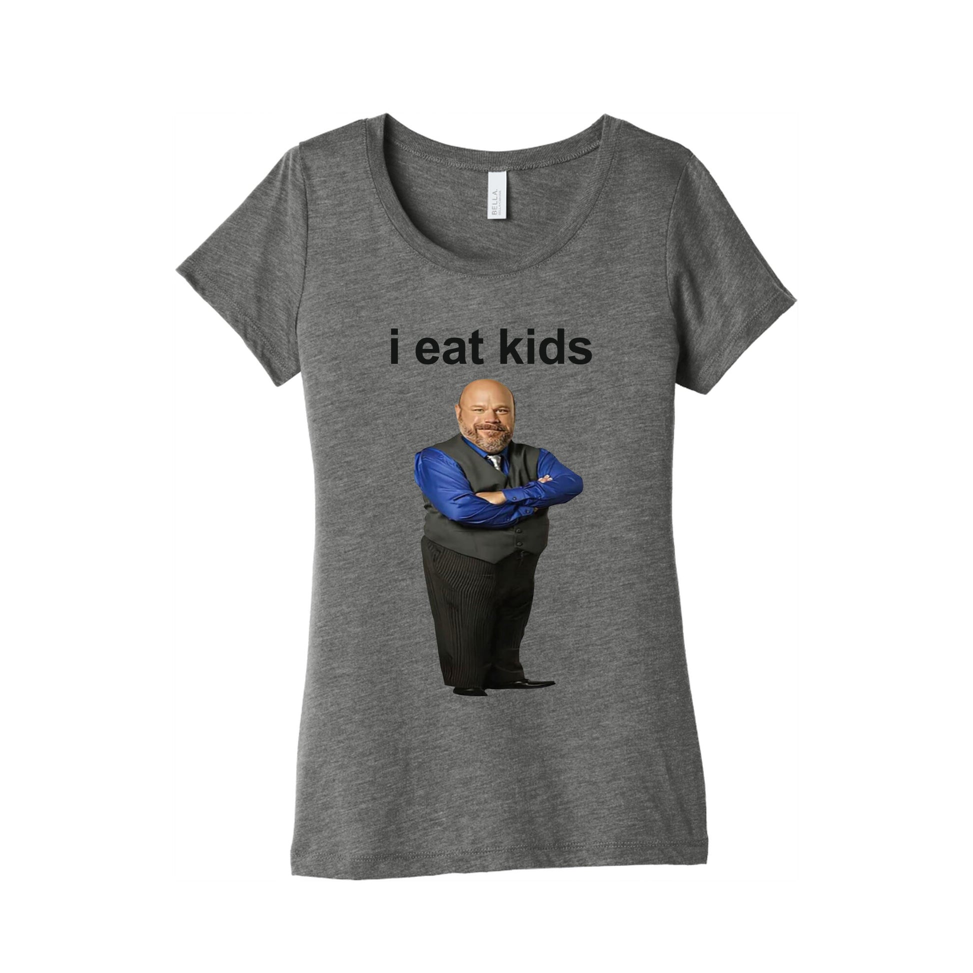 I Eat Kids Womens Triblend Tee