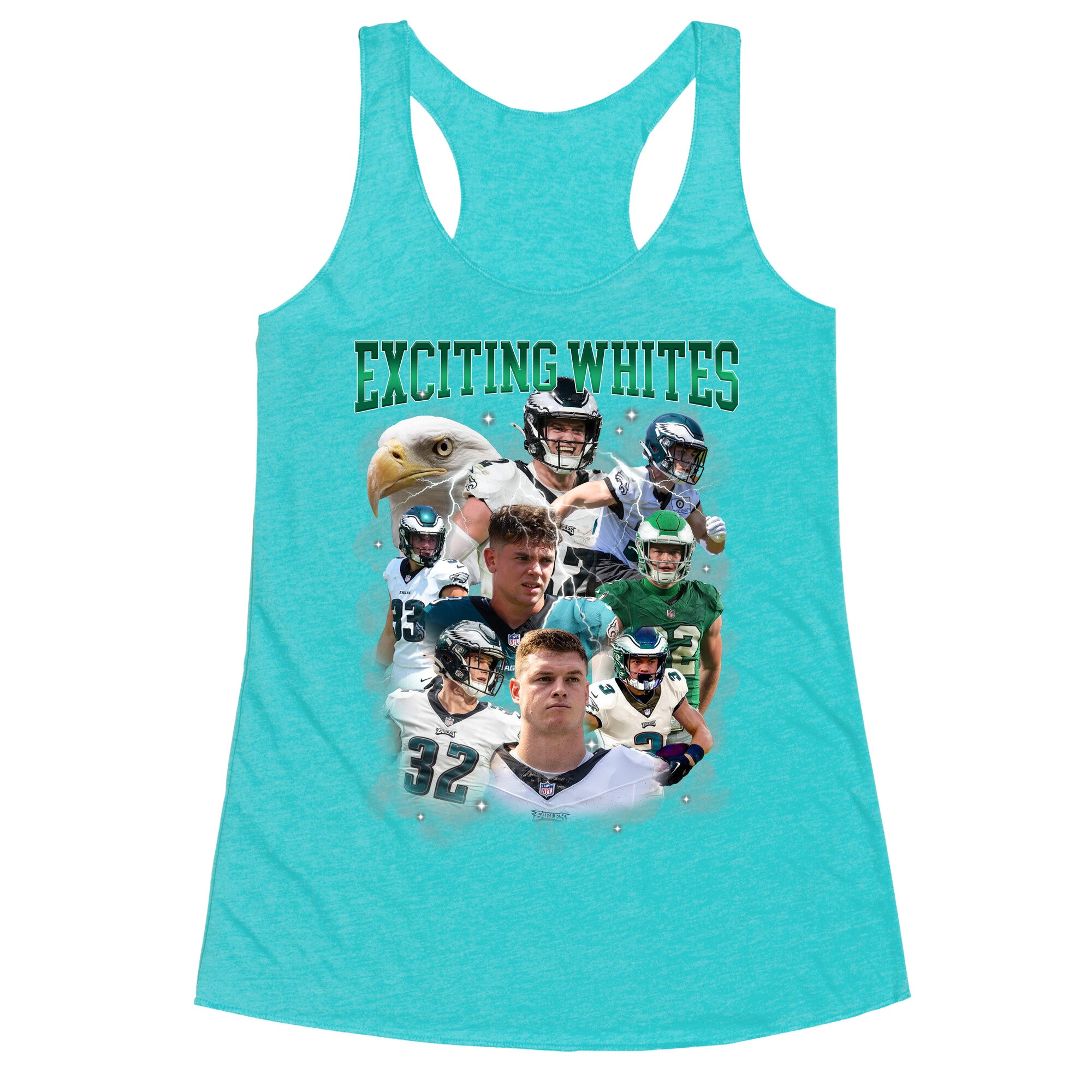 Exciting Whites Racerback Tank