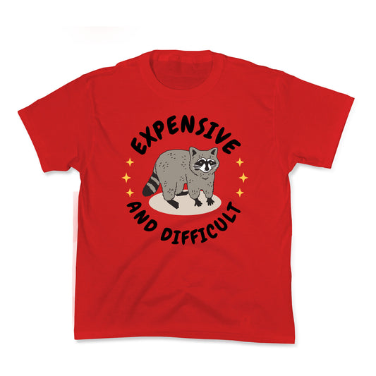 Expensive and Difficult Trash Animal Kids Tee