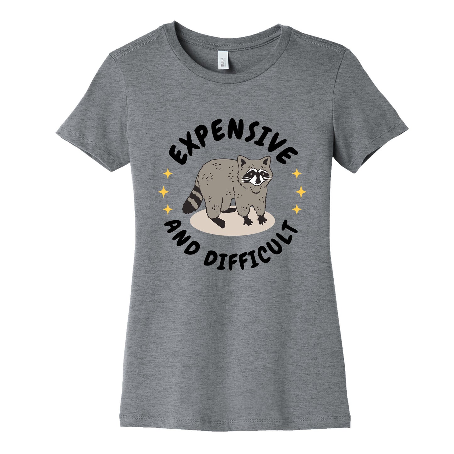 Expensive and Difficult Trash Animal Womens Cotton Tee