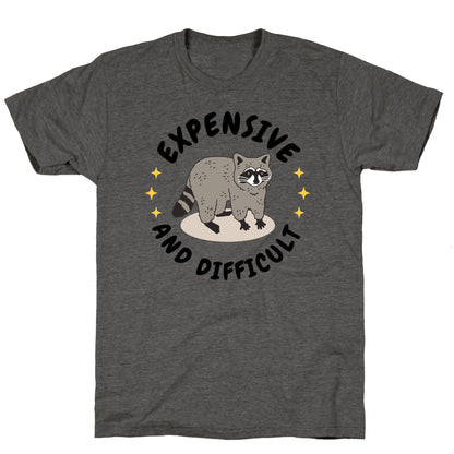 Expensive and Difficult Trash Animal Unisex Triblend Tee
