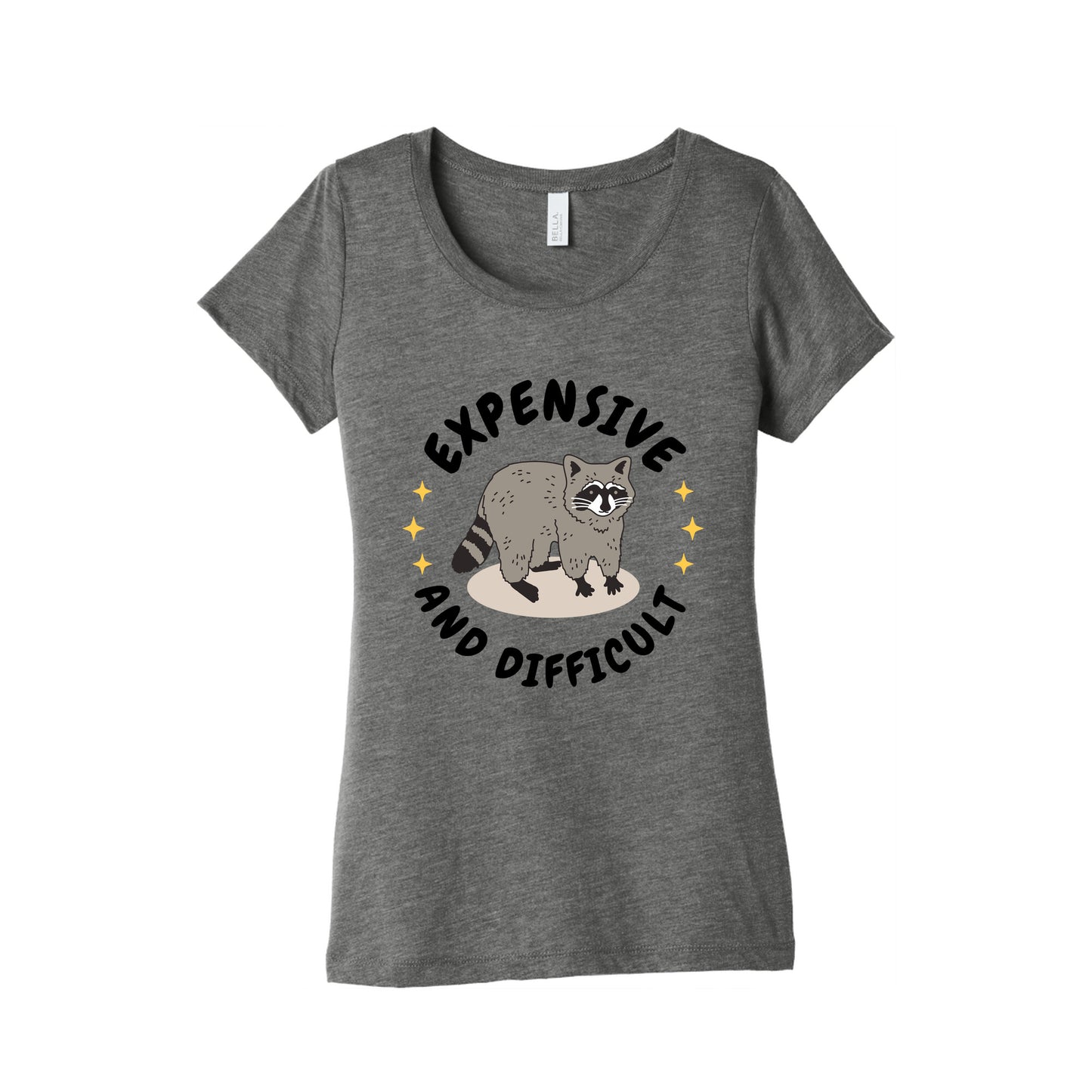 Expensive and Difficult Trash Animal Womens Triblend Tee