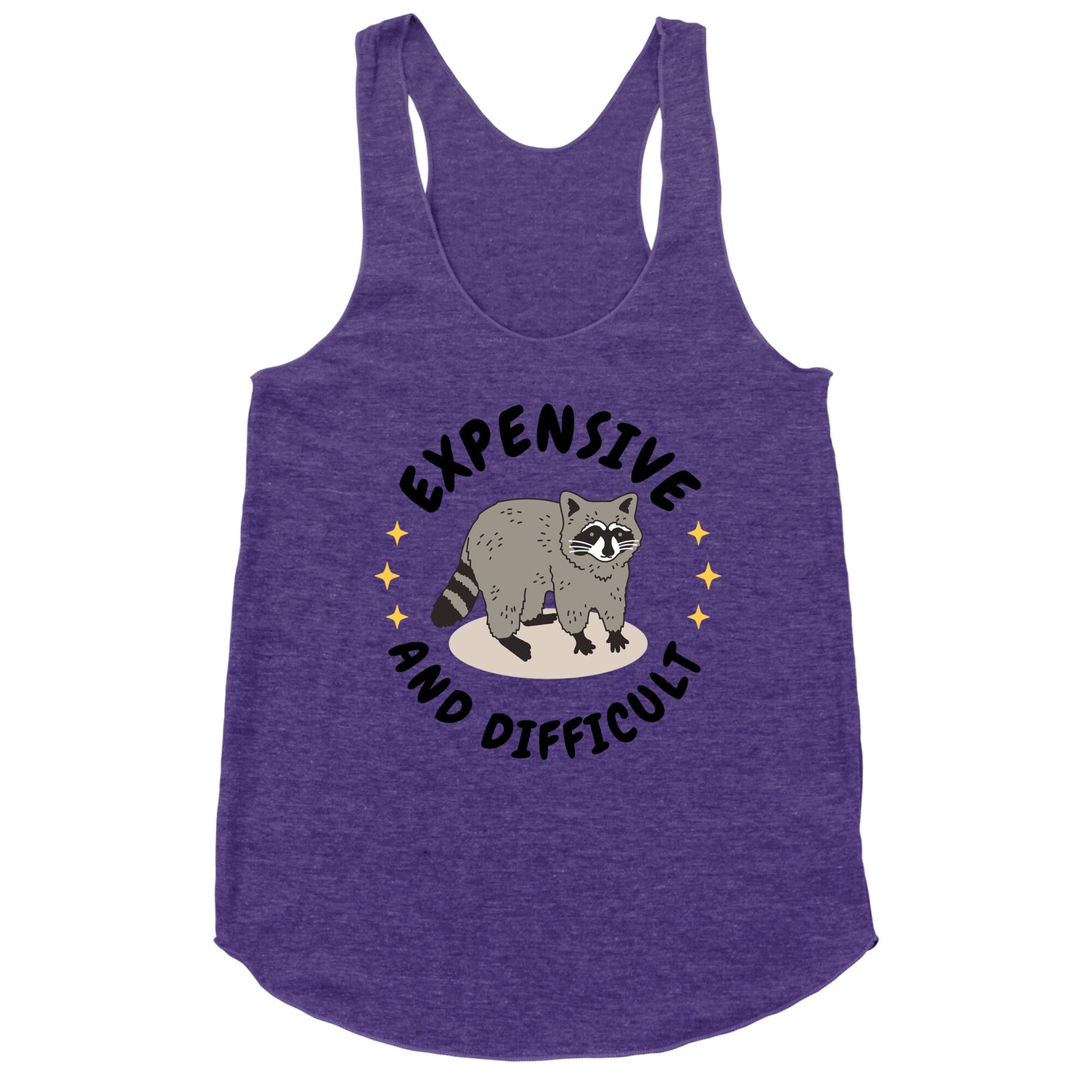 Expensive and Difficult Trash Animal Racerback Tank