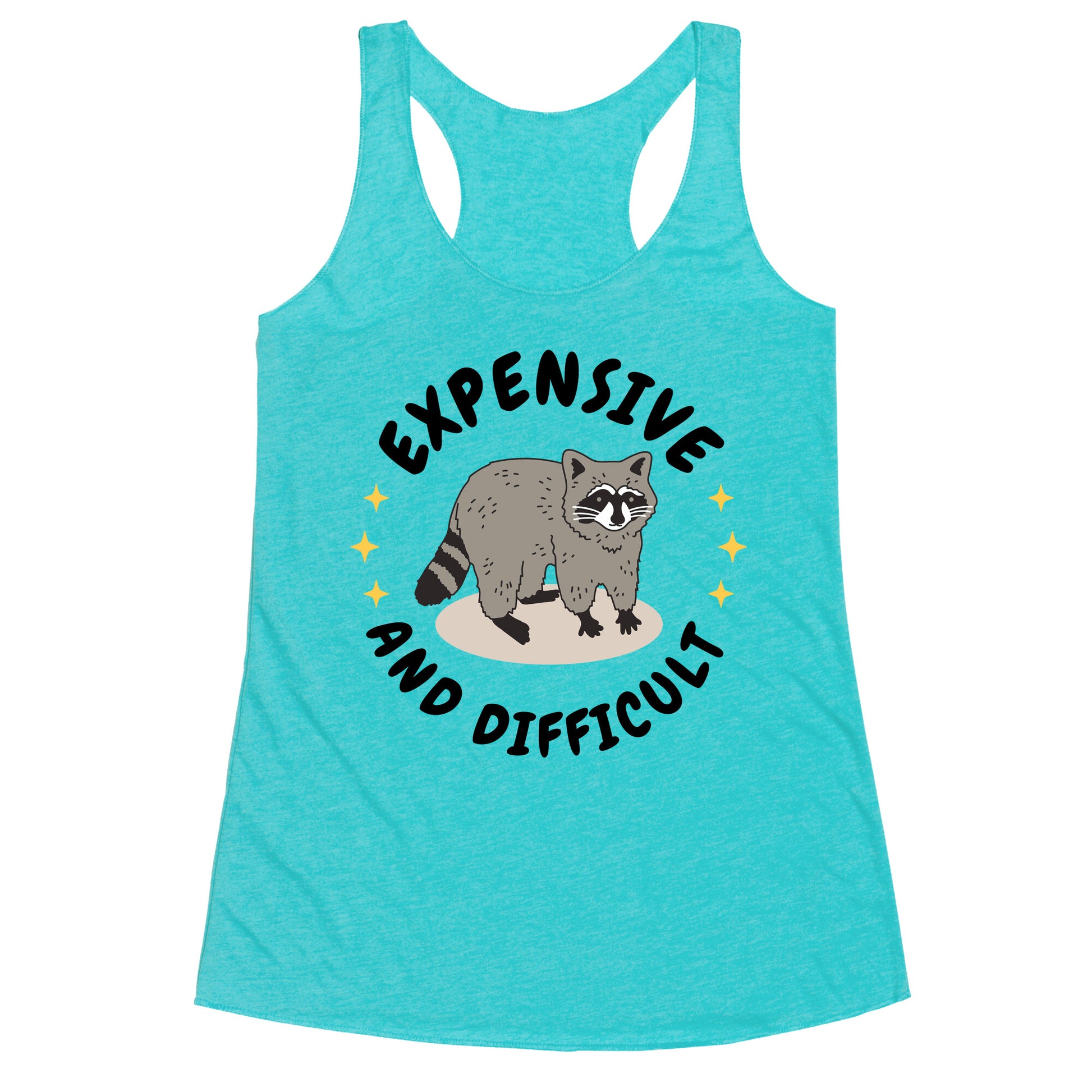 Expensive and Difficult Trash Animal Racerback Tank