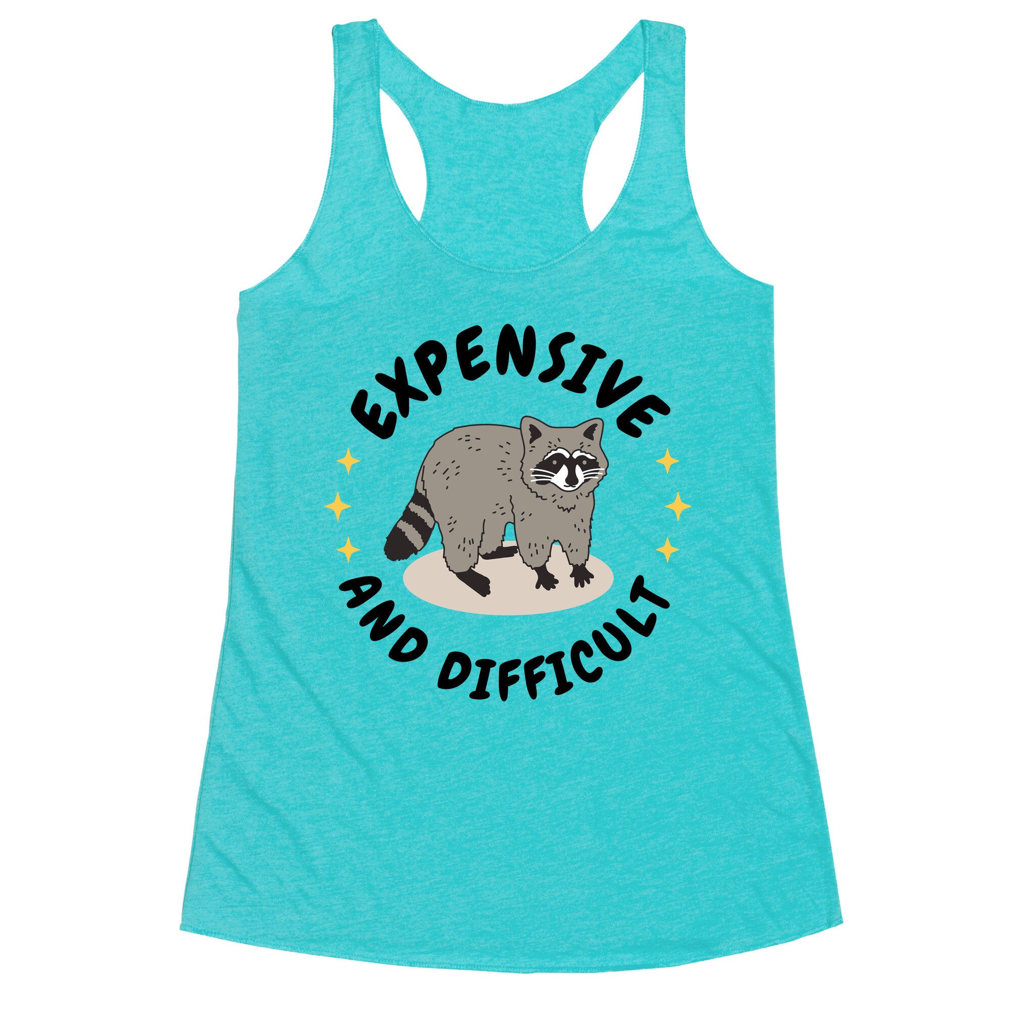 Expensive and Difficult Trash Animal Racerback Tank