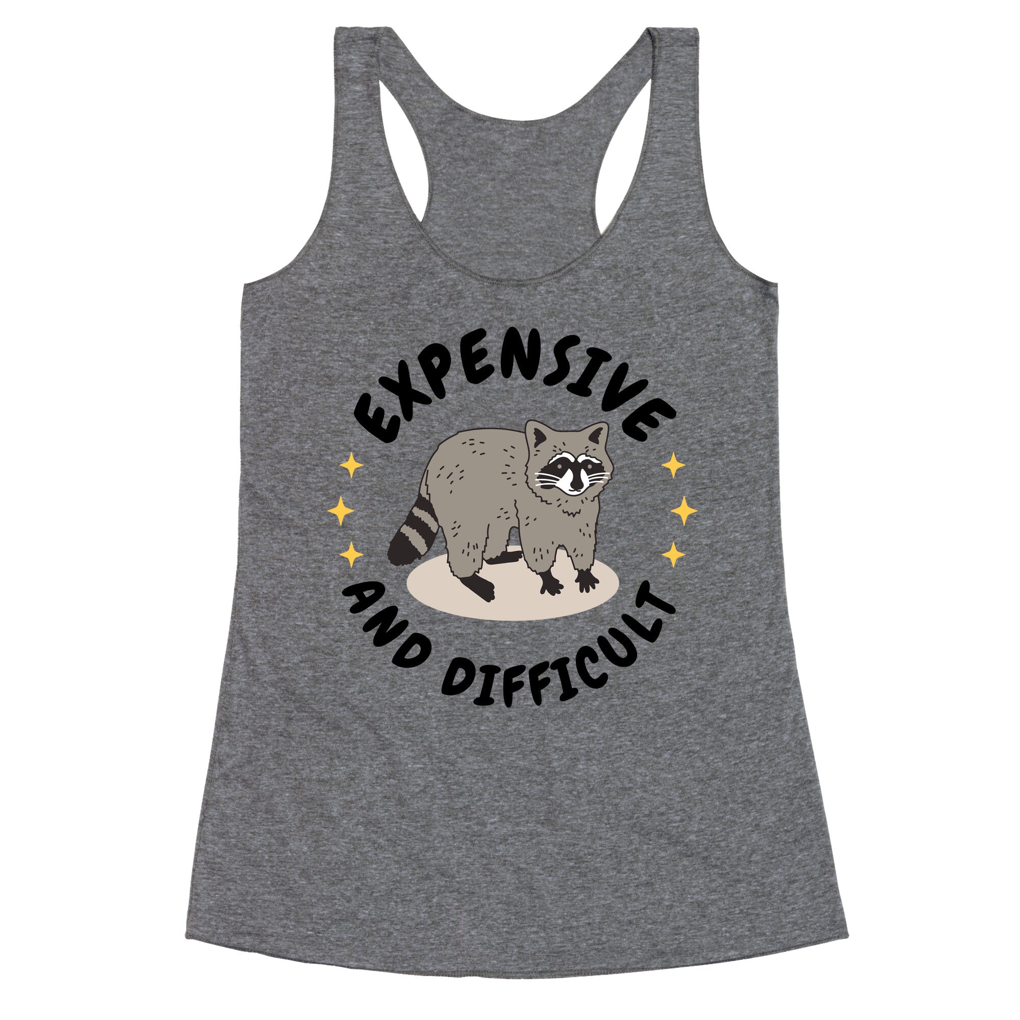Expensive and Difficult Trash Animal Racerback Tank