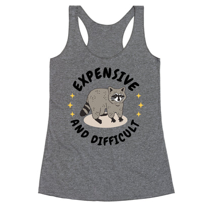 Expensive and Difficult Trash Animal Racerback Tank
