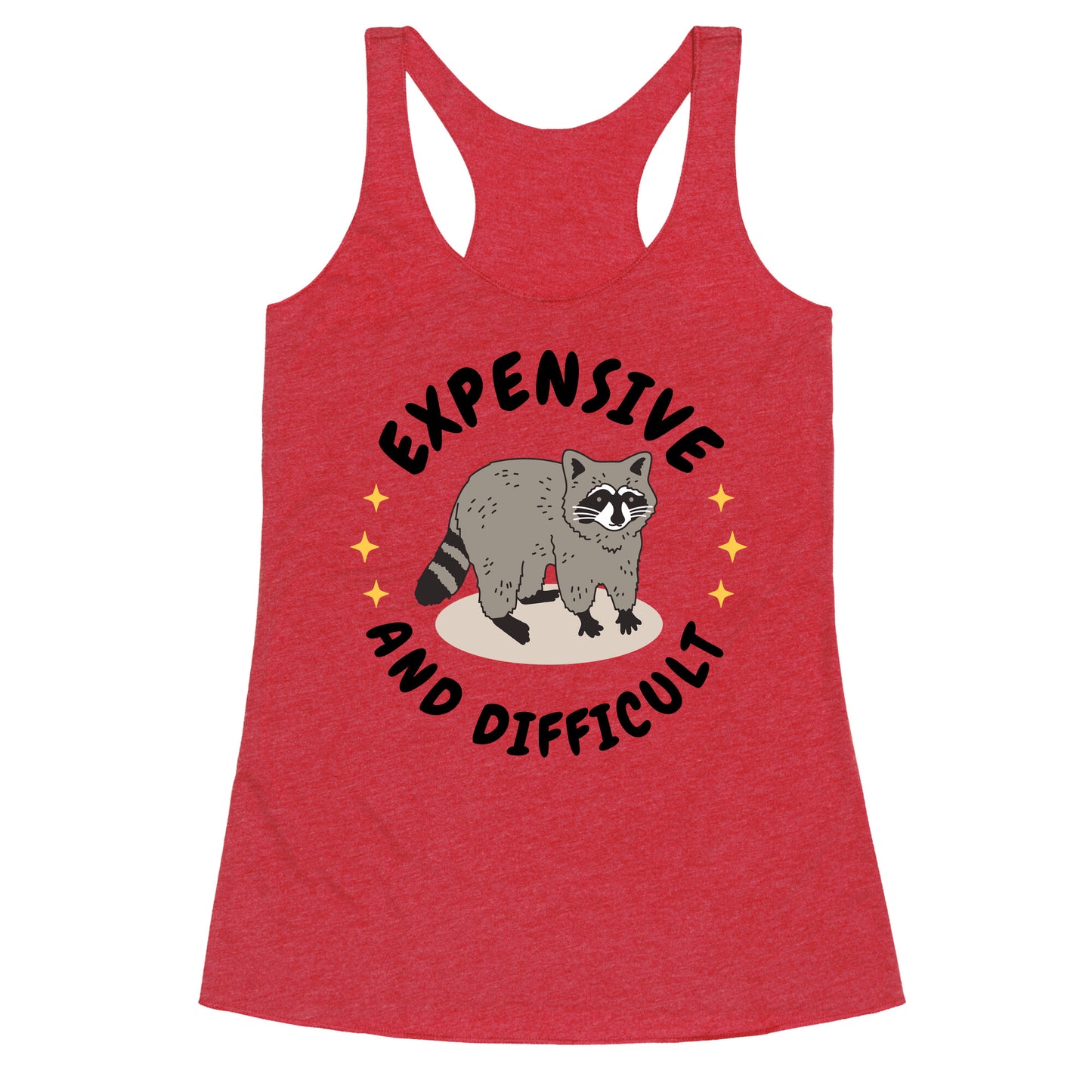 Expensive and Difficult Trash Animal Racerback Tank