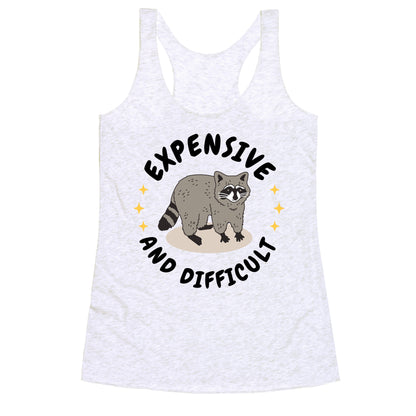 Expensive and Difficult Trash Animal Racerback Tank