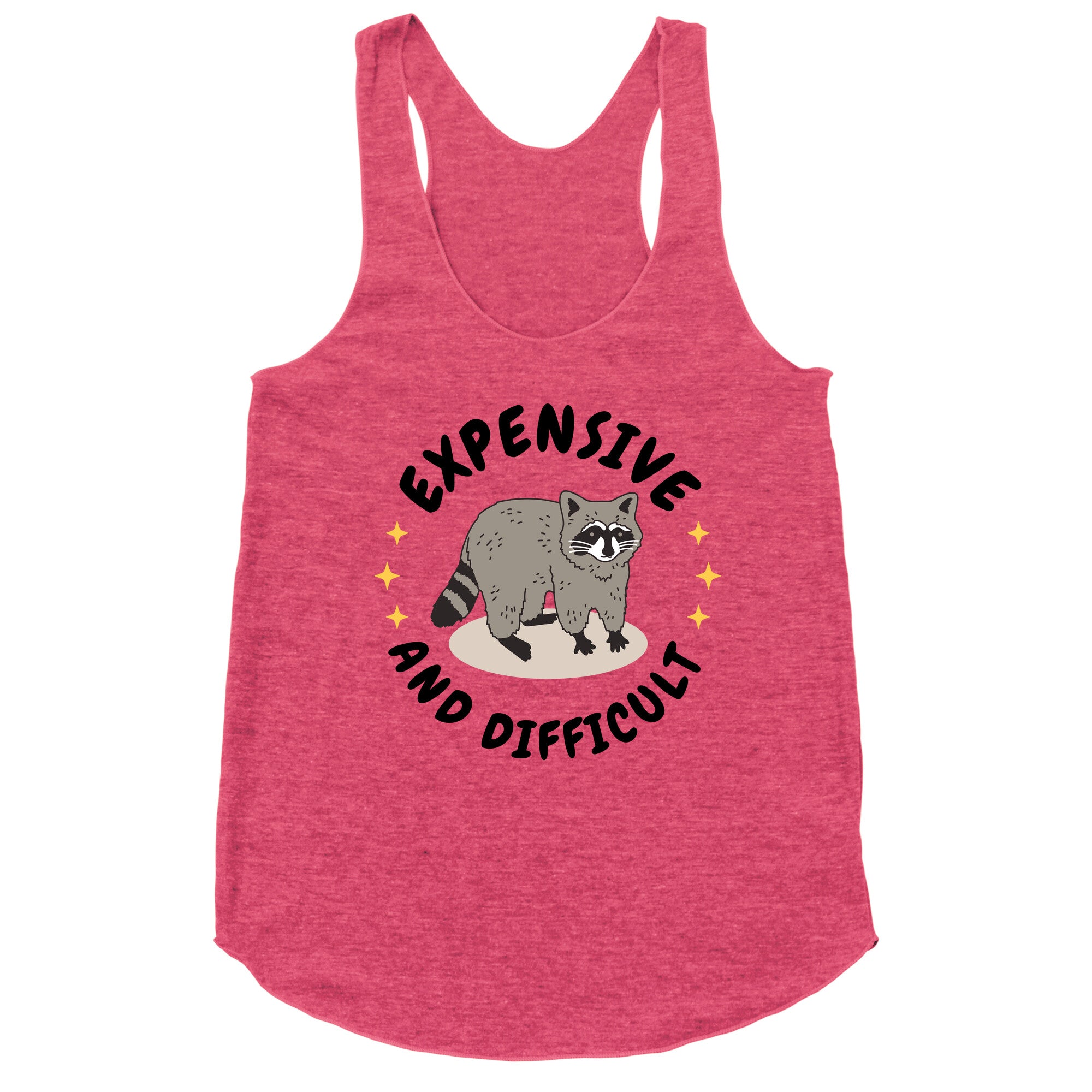 Expensive and Difficult Trash Animal Racerback Tank