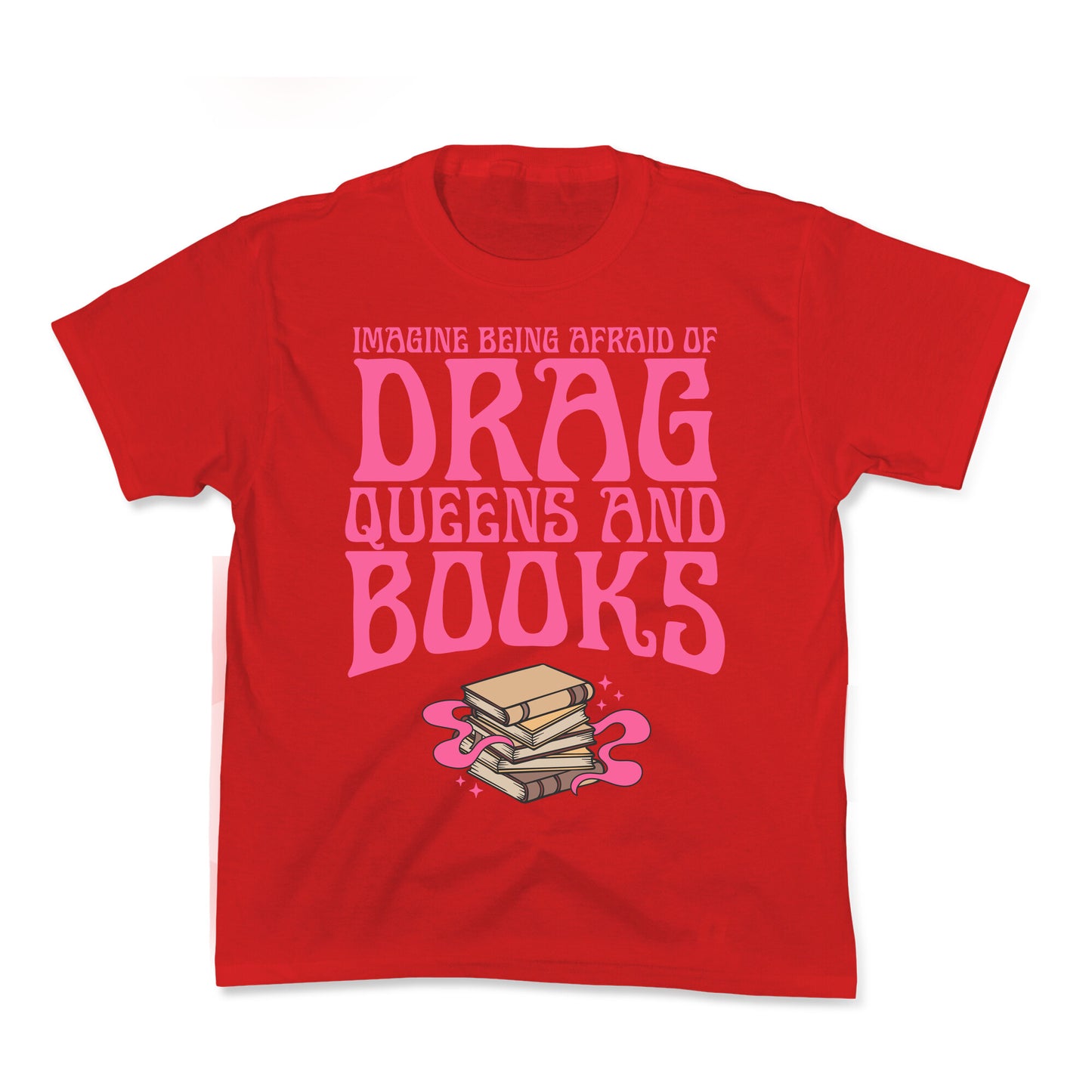 Drag Queens And Books Kids Tee