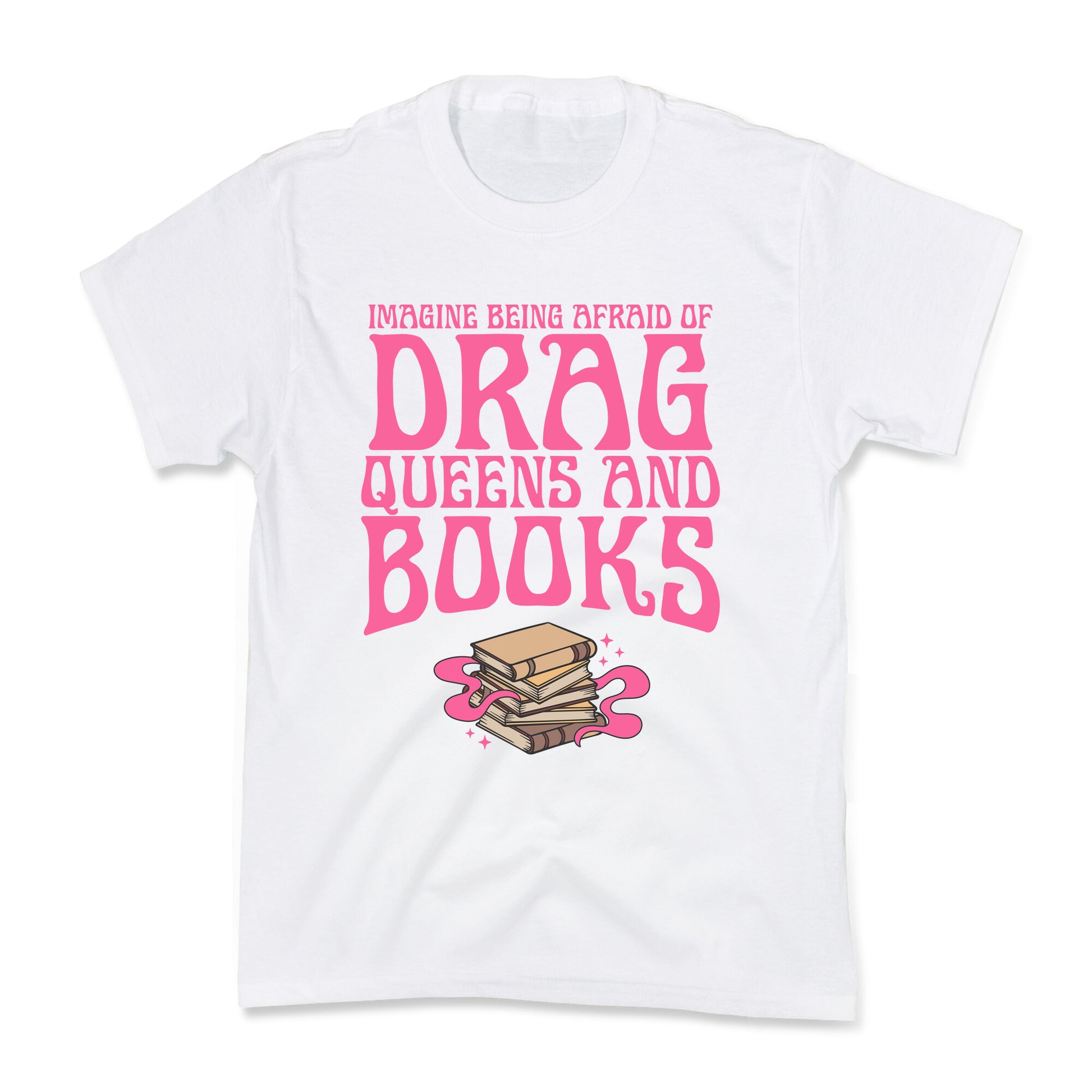 Drag Queens And Books Kids Tee