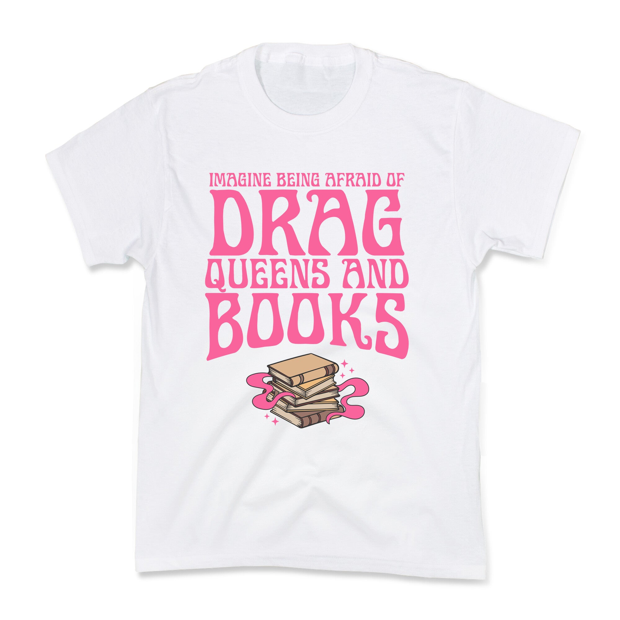 Drag Queens And Books Kids Tee