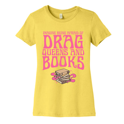 Drag Queens And Books Womens Cotton Tee