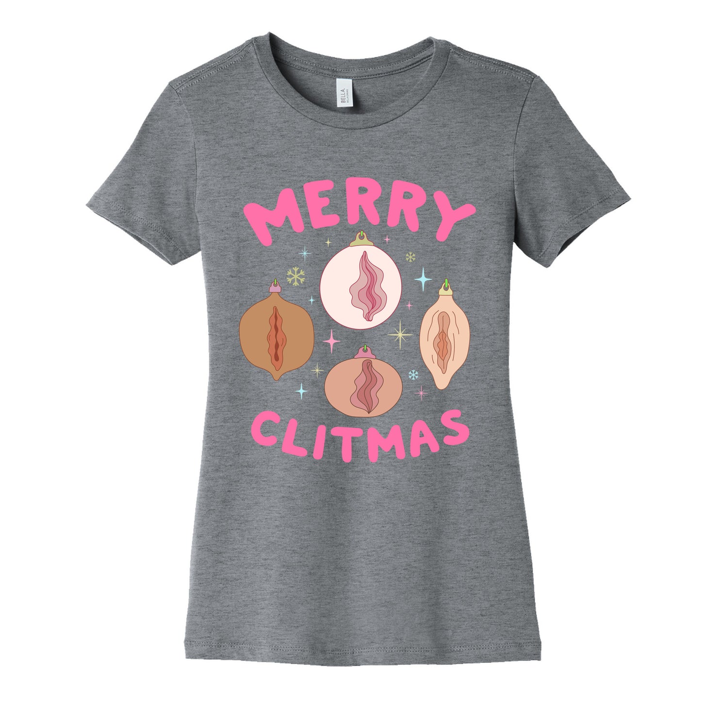 Merry Clitmas Womens Cotton Tee
