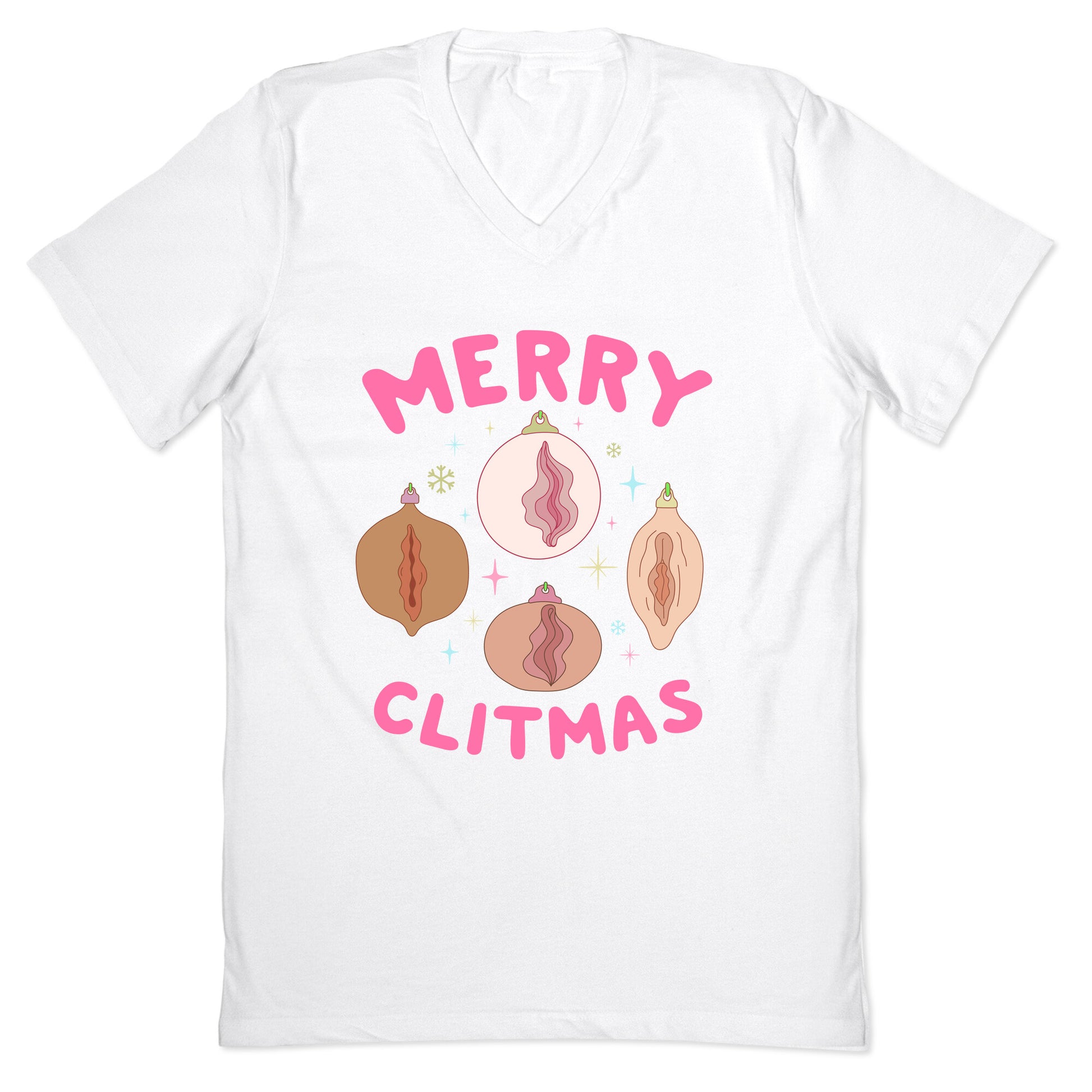 Merry Clitmas V-Neck