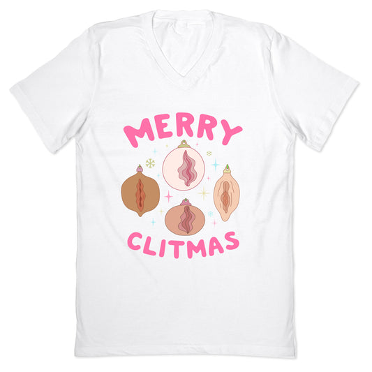 Merry Clitmas V-Neck