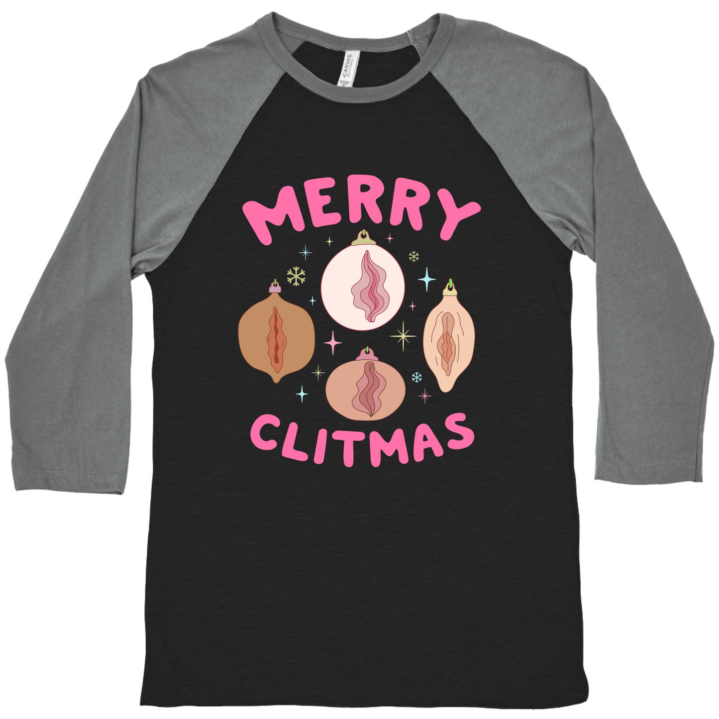 Merry Clitmas Baseball Tee