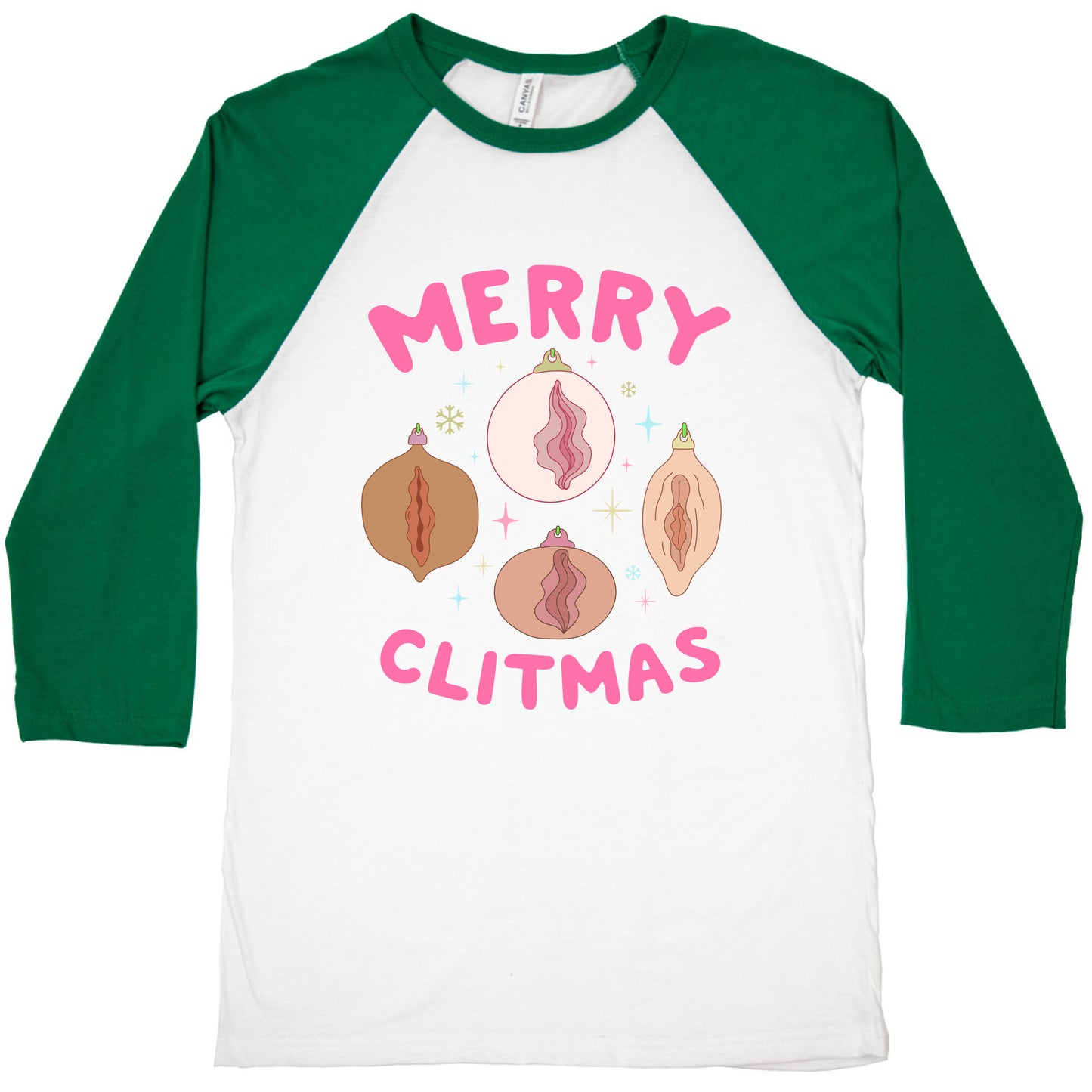 Merry Clitmas Baseball Tee