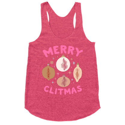 Merry Clitmas Racerback Tank