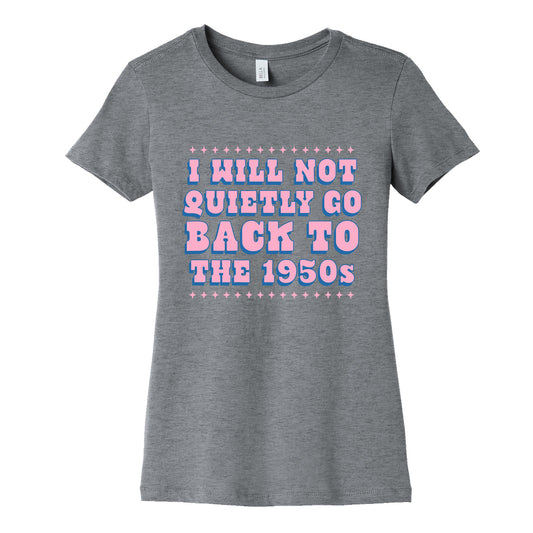 Back to the 1950s Womens Cotton Tee