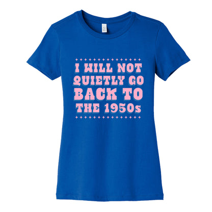 Back to the 1950s Womens Cotton Tee