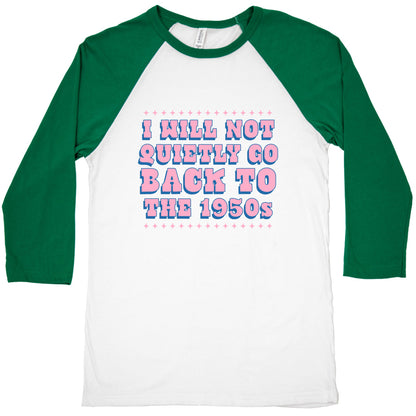 Back to the 1950s Baseball Tee