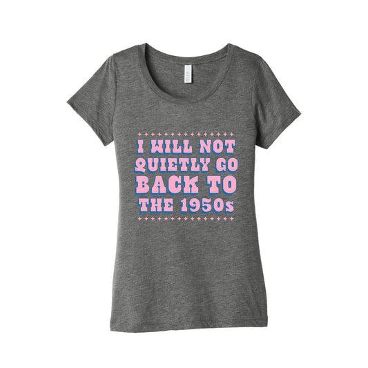 Back to the 1950s Womens Triblend Tee