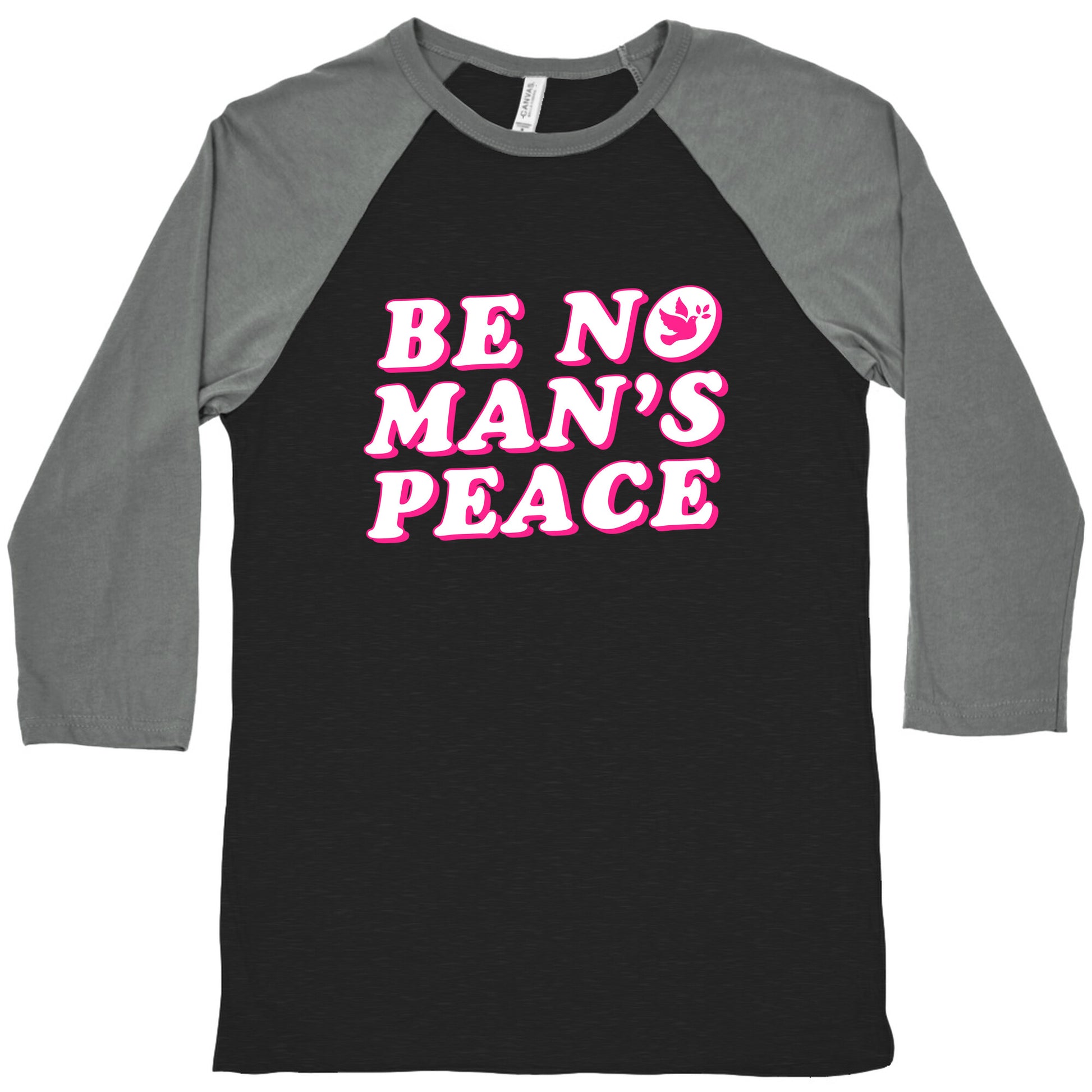 Be No Mans Peace Baseball Tee
