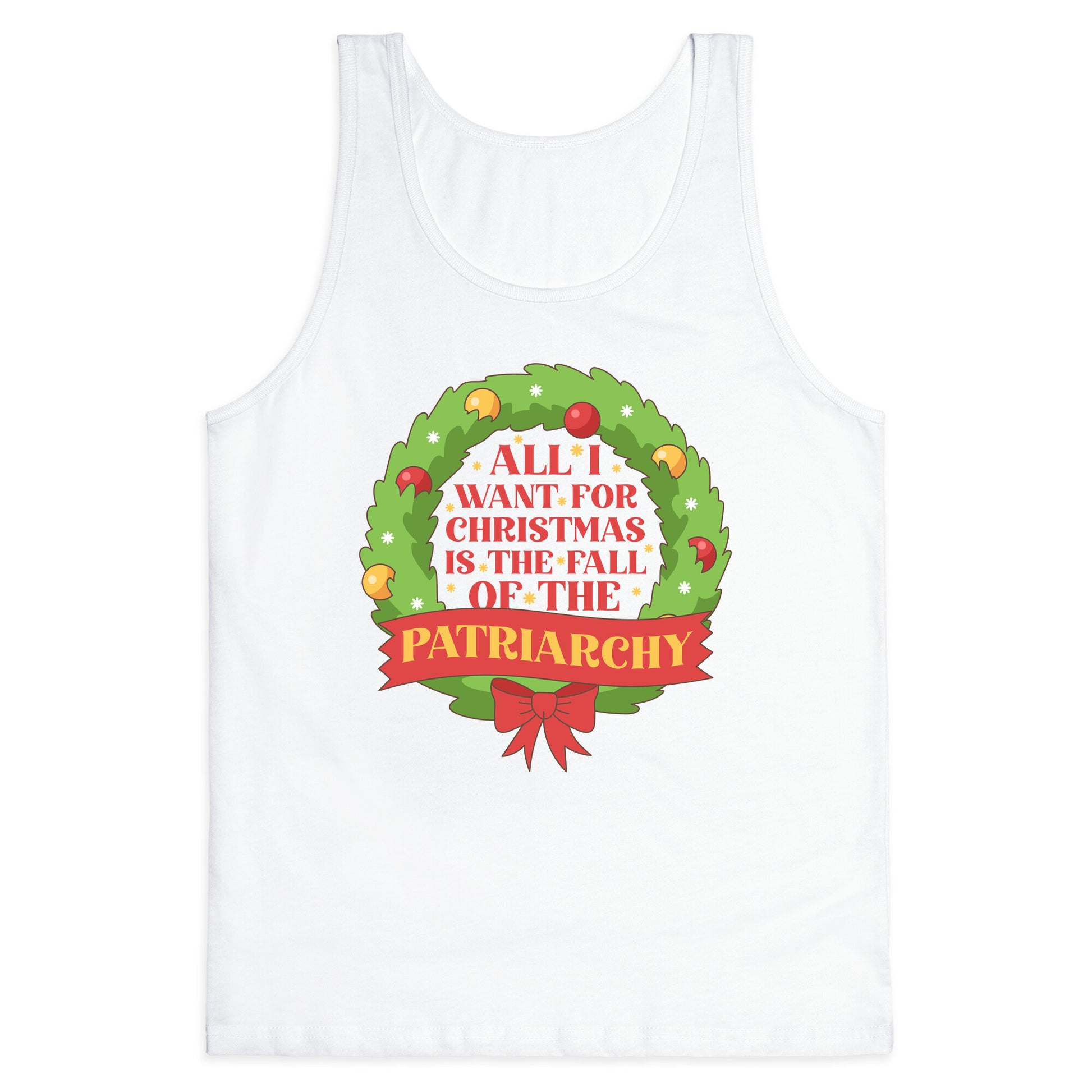 Fall of the Patriarchy Christmas Tank Top