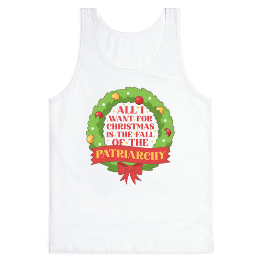 Fall of the Patriarchy Christmas Tank Top