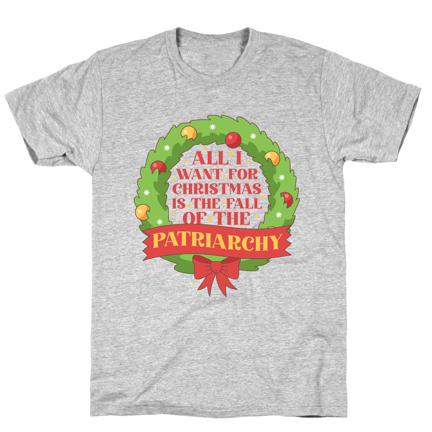 Fall of the Patriarchy Christmas T-Shirt