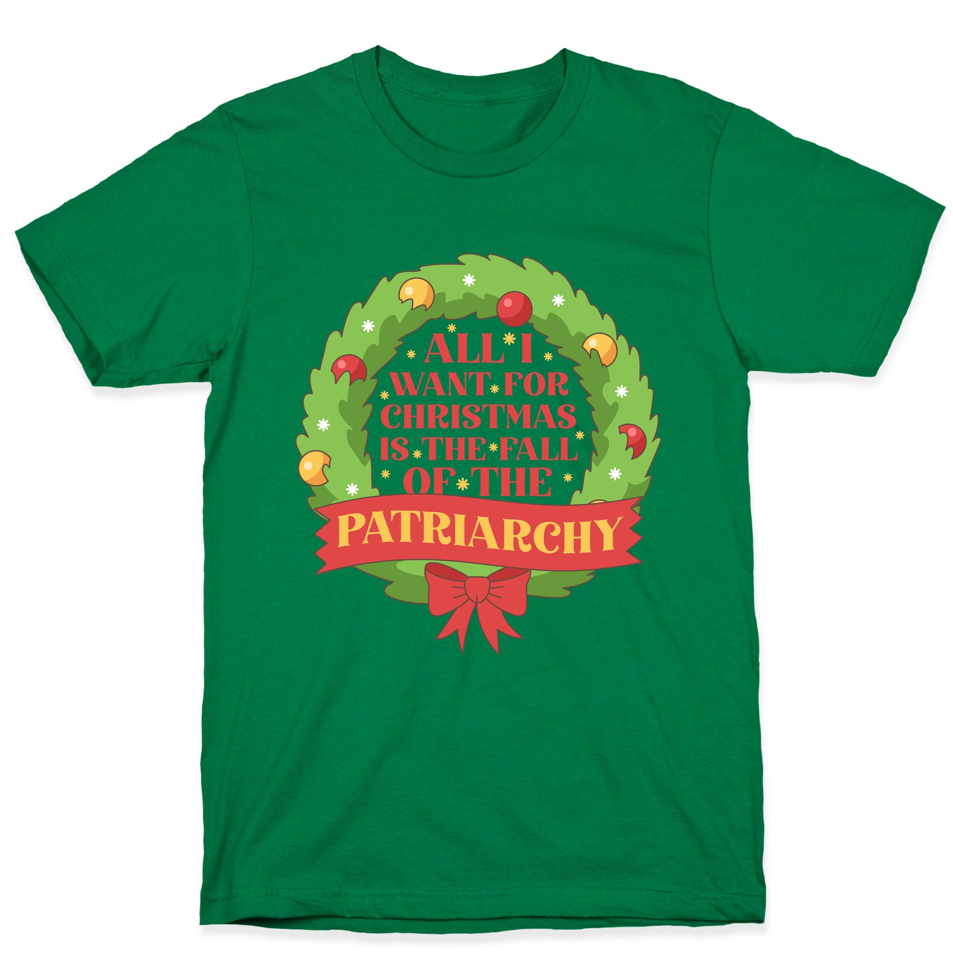 Fall of the Patriarchy Christmas T-Shirt
