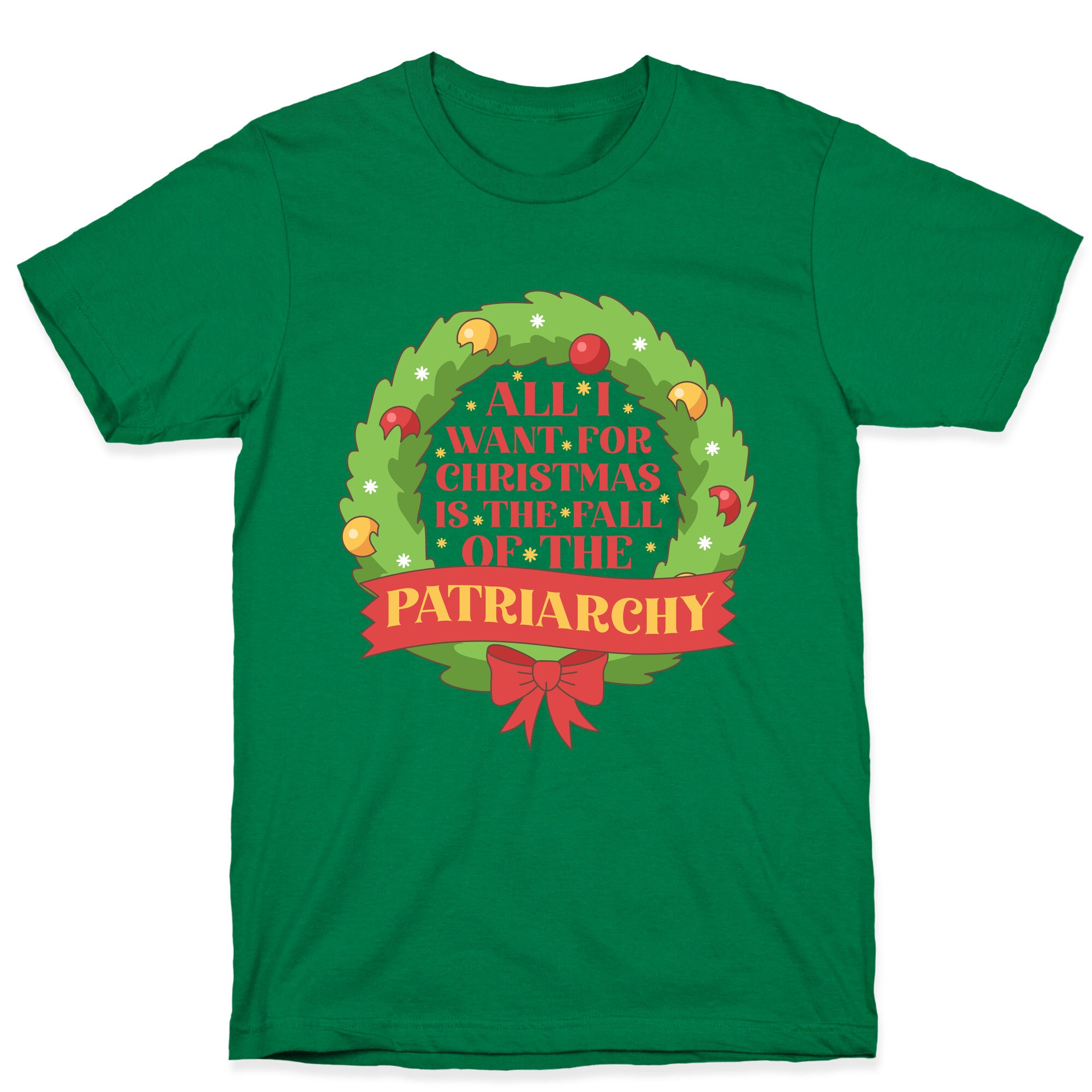 Fall of the Patriarchy Christmas T-Shirt