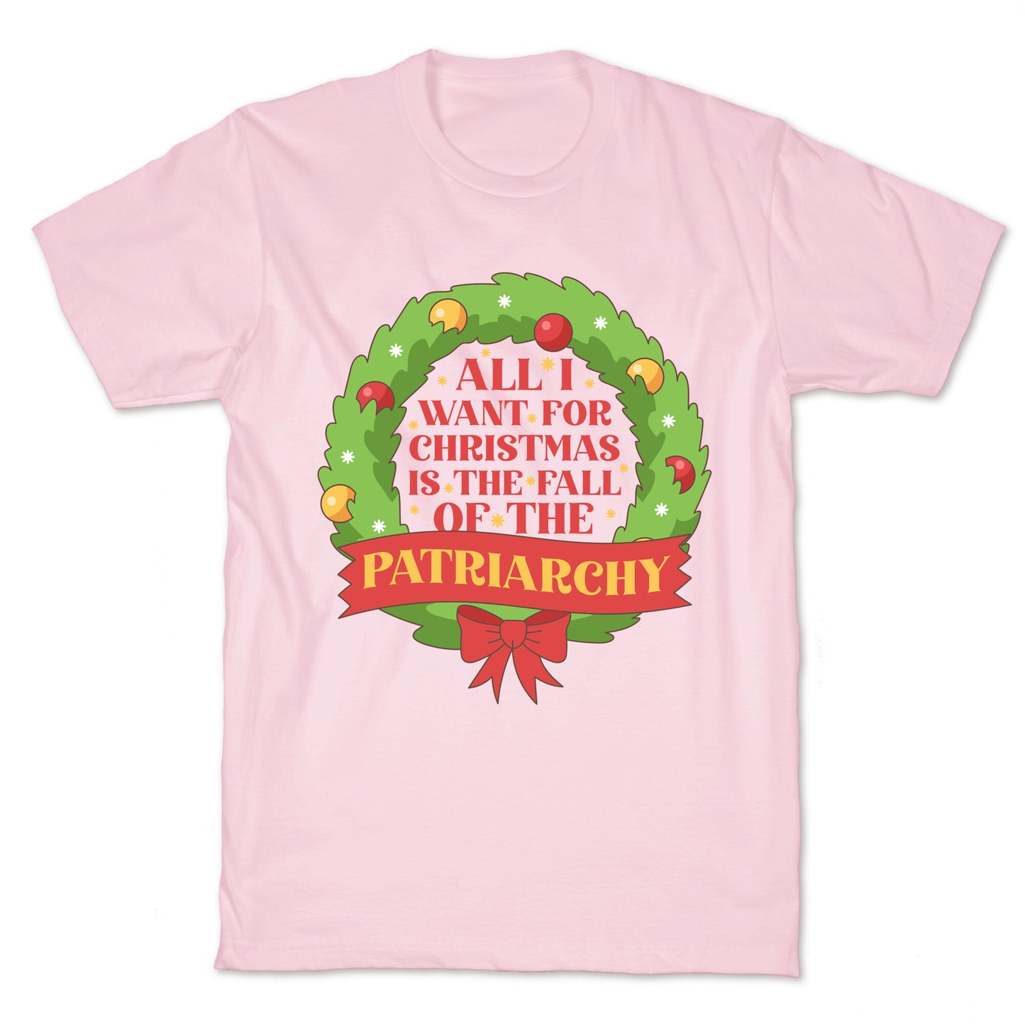 Fall of the Patriarchy Christmas T-Shirt