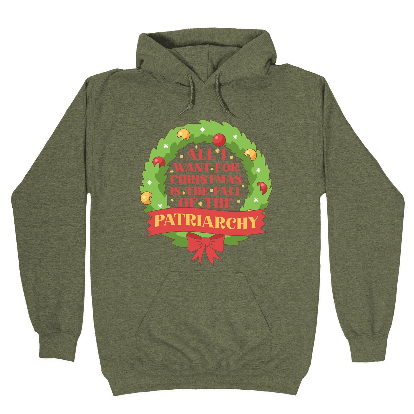 Fall of the Patriarchy Christmas Hoodie