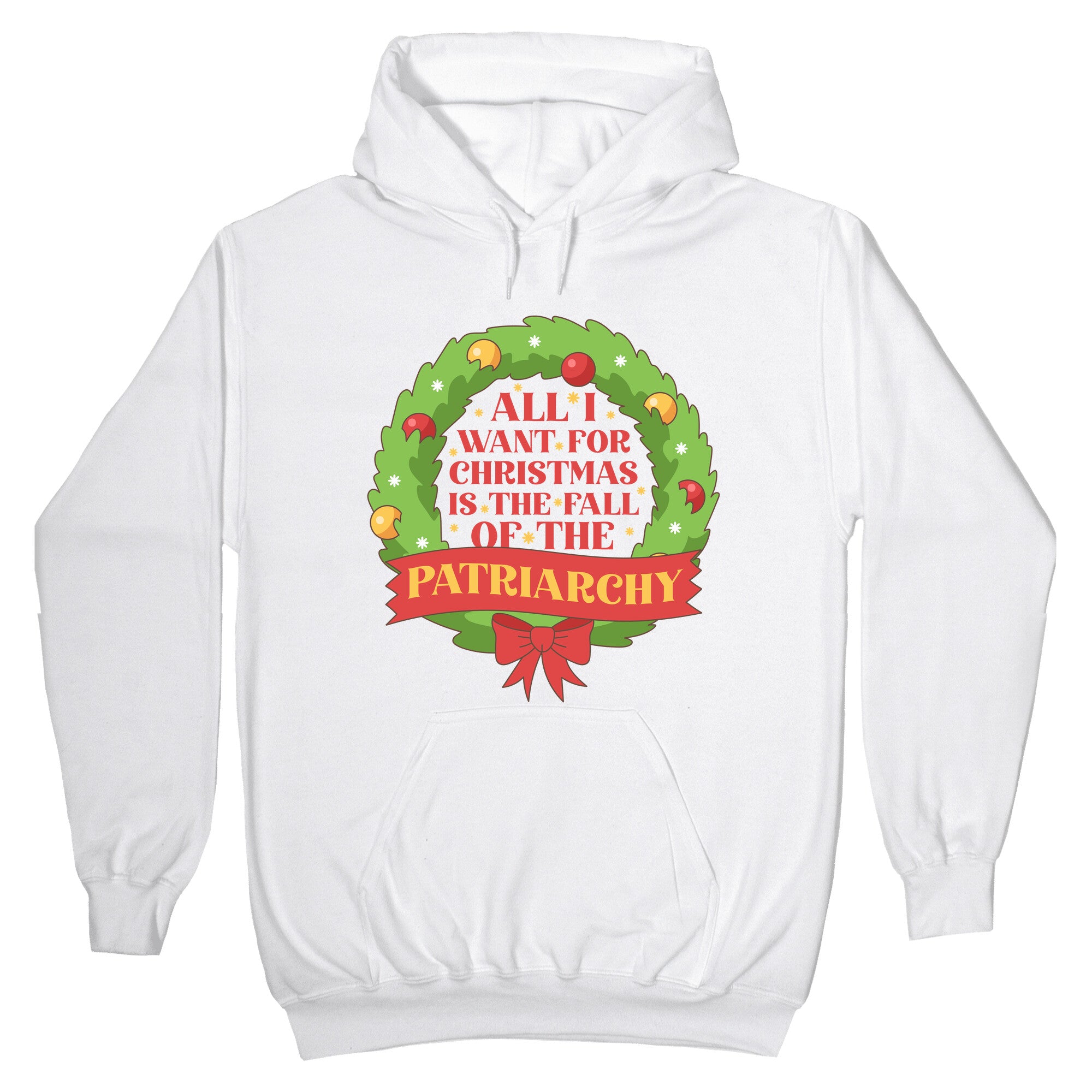 Fall of the Patriarchy Christmas Hoodie