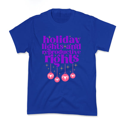 Holiday Lights & Reproductive Rights Kids Tee
