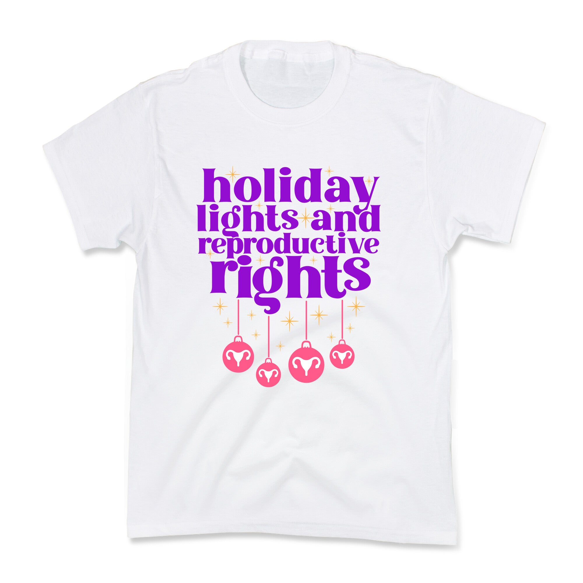 Holiday Lights & Reproductive Rights Kids Tee
